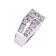 thumbnail image 3 of RYLOS Men's Starburst Ring in Sterling Silver with 0.25 Ct Diamonds – Designer Jewelry Size 9, 3 of 6