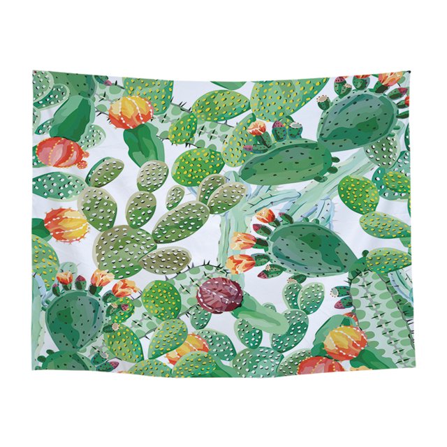 Coofit Wall Tapestry Decorative Cactus Hanging Tapestry Wall Blanket Photo Backdrop