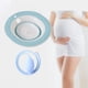 thumbnail image 3 of Baño de asiento plegable sin sentadillas, baños de reutilizables con gancho de pared Squirter Asiento de para inflamación de , Azul Sunnimix Asiento de inodoro para baño de asiento, 3 of 8