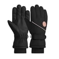 thumbnail image 2 of YABCSAZ Heated Gloves Winter Warm Gloves Graphene Heating Gloves Skiing Gloves Rechargeable Gloves with Adjustable Temperature, Washable, Fleece Lined, 5V USB Powered for Winter Outdoor Sports, Black, 2 of 4