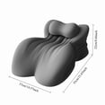 thumbnail image 5 of Ergonomic Memory Foam Wedge Pillow for Stomach Sleepers & Pregnancy, Multi-Level Support for Neck, Back, Legs, Lumbar, Versatile for Sleep, Office, Reading, Breathable Washable Cover, Ideal Gift, 5 of 13
