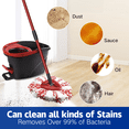 thumbnail image 6 of 3-Pack Spin Mop Refills - Compatible with O-Cedar EasyWring 1-Tank System | Microfiber Replacement Mop Heads | Reusable and Washable, 6 of 8