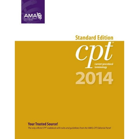 UPC: 9781603598453 | CPT Current Procedural Terminology – Standard Edition: CPT Standard – 2014 (Paperback)