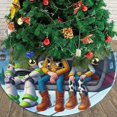 thumbnail image 3 of Falda para árbol de Navidad de Toy Story, suave y divertida, decoración navideña navideña de granja de 36", 3 of 4