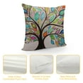 thumbnail image 4 of COMIO  Throw Pillow Cover Tree Colorful Tree Big Old Branches Leaves Brown Green Yellow Seasonal Natural Decor Lumbar Pillow Case Cushion for Sofa Couch Bed Standard, 4 of 5