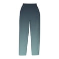 thumbnail image 3 of yunLCZ Pants for Women High Waisted Pants For Women Casual 2025 Summer Drawstring Elastic High Waist Linen Pants Wide Leg Cropped Trousers, 3 of 4