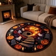 thumbnail image 5 of Halloween 3D Illusion Round Area Rug Ghost Pumpkin Spooky Vortex Non-Slip Floor Mat for Living Room Bedroom Festive Party Home Decoration Haunted Theme, 5 of 7