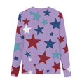 thumbnail image 6 of XQYLOS Kids Printed Sweatshirt Crewneck Loose Fit Star Graphic Pullover Cute Casual Girls Shirts Tops for 3-14 Years Trendy, 6 of 6
