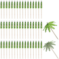 thumbnail image 2 of 100Pcs Umbrellas for Drinks, Coconut Palm Tree Umbrella Toothpicks, Tropical Umbrella Decorations for Cupcake, 2 of 7