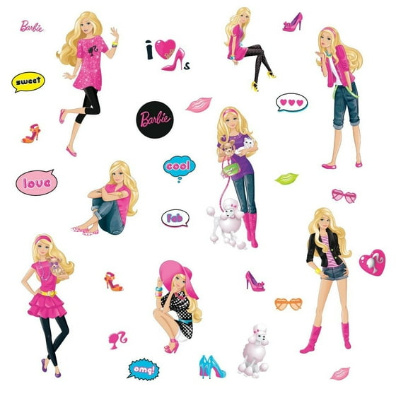 Barbie Peel & Stick Wall Decals