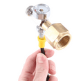 CO2 Adapter Hose with 2000Psi Pressure Gauge for DUO/TERRA/ART Quick