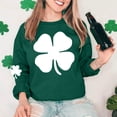 thumbnail image 5 of VgaVtl Womens Plus Size Sweatshirts Long Sleeve St Pattys Day Tops Women Casual Lightweight Holiday Loose Shamrock Tops,Green S, 5 of 5