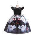 thumbnail image 3 of Girls Halloween Costume Dress 2PCS Witch Ghost Pumpkin Skull W/Bag Cosplay Princess Outfits, 3 of 7