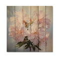 thumbnail image 3 of Designart "Rhododendron love Pink Bouquet II" Floral Print on Natural Pine Wood, 3 of 5