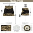 thumbnail image 3 of BZSMCE Table Lamp Creative Design Gold Blossom Printed Simple Pattern Night Light, 3 of 8