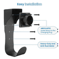 thumbnail image 3 of J1772 EV Charger Holder Hook SAE J1772 EV Charger Holder Wall Mount for J1772 EV Charger Models Charging Cable Holder, 3 of 7
