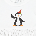thumbnail image 4 of Inktastic Cute Penguin, Baby Penguin, Penguin with Party Hat Girls Baby Dress, 4 of 5