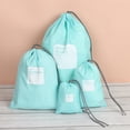 thumbnail image 3 of Special Offer! 4Pcs Nylon Travel Storage Bag Home Drawstring Organize Pouch, 3 of 3