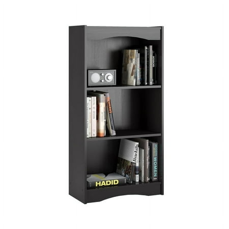 Sonax - 3-Shelf Bookcase - Black