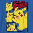 thumbnail image 2 of Boy's Pokemon Pikachu Comic Panels  Graphic Tee Royal Blue X Small, 2 of 5