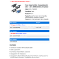 thumbnail image 2 of Front Brake Pad Set - Compatible with 2012 - 2016 BMW 328i 2.0L 4-Cylinder 2013 2014 2015, 2 of 2