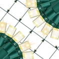 thumbnail image 1 of Slow Twinkling Christmas Net Lights, 6 x 4 ft Net, 100 Bulbs Twinkle Pulsing, 5mm LED Wide Angle Soft Random Shimmering Outdoor Light Set with Green Wire, Warm White(2 Pack), 1 of 7