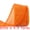 Orange, variant on Unique Bargains Faux Burlap Ribbon for Elegant Gift Decoration Green 4.9 Yard