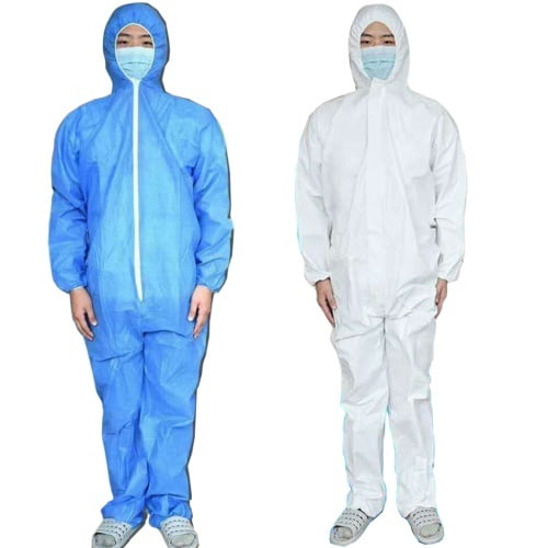 Reusable Protective Cloth Coveralls Anti bacterial Work Medical Suit