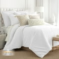 thumbnail image 4 of Levtex Home - 100% Linen - Twin Duvet Cover - Washed Linen in White - Duvet Cover Size (68 x 88in.), 4 of 11
