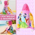 thumbnail image 2 of Toalla de baño con capucha Disney Princess para niñas de algodón Get Trend, 2 of 6