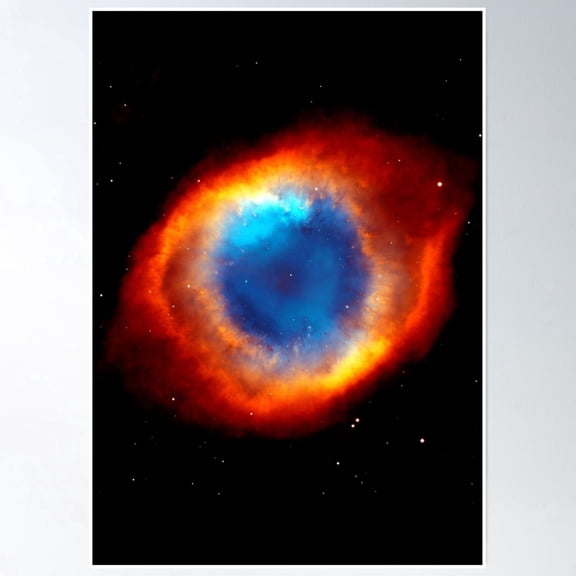 Helix Nebula Eye Of God Hubble Telescope Space Poster, 8x12 UNFRAMED