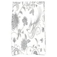 thumbnail image 1 of Simply Daisy 18" x 30" Traditional Bird Floral Floral Print Hand Towel, 1 of 2