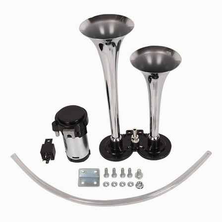 EGOESWELL Dual Trumpet Train Air Horn System Kit VXH2311C
