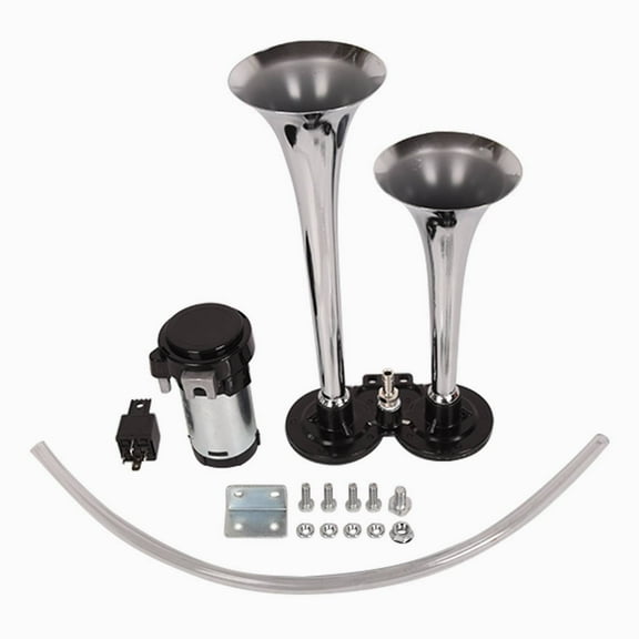 EGOESWELL Dual Trumpet Train Air Horn System Kit VXH2311C
