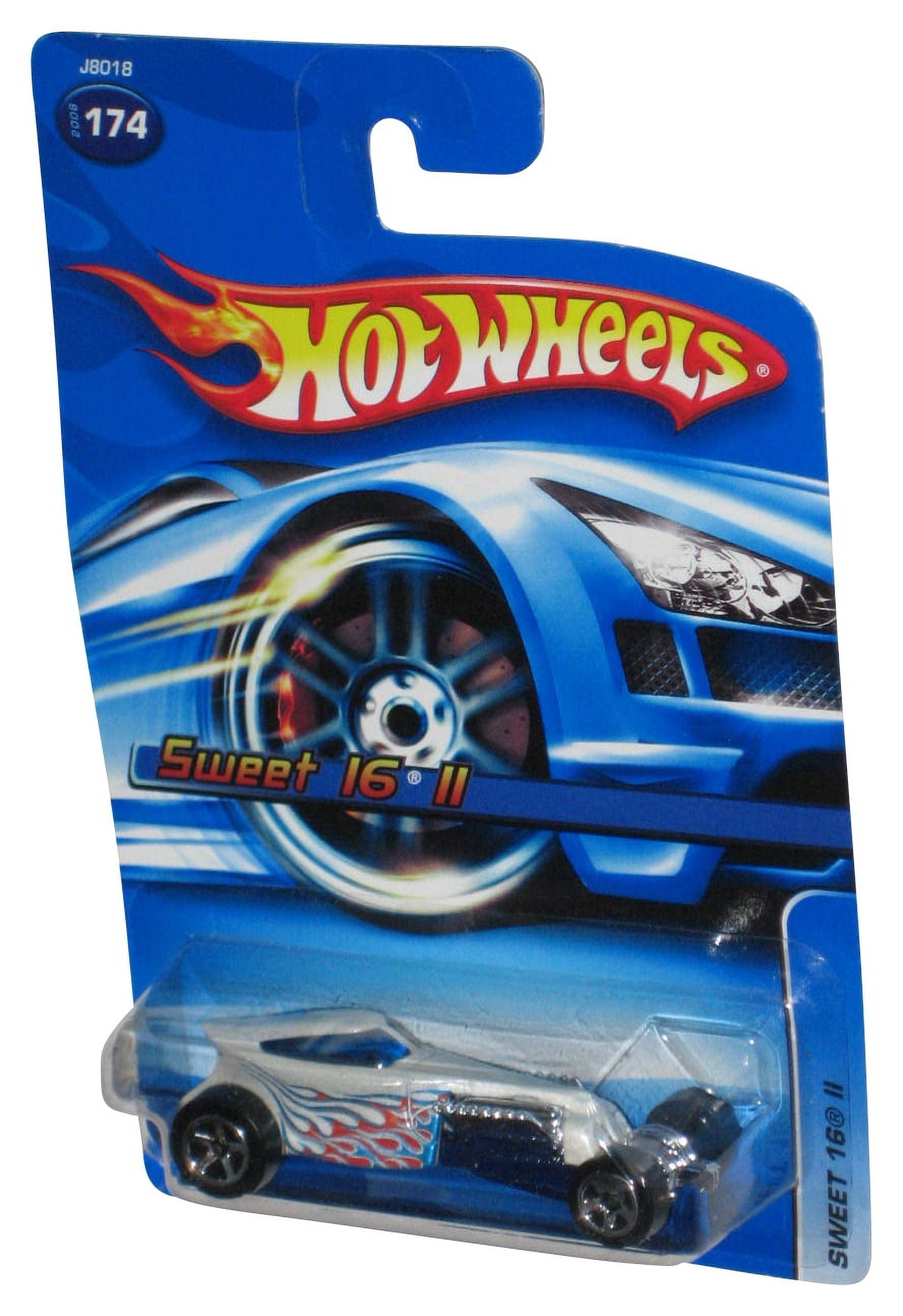 Hot Wheels 2001 First Editions Krazy 8s (2001) Silver & Blue Die