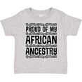 thumbnail image 3 of Inktastic Black History Proud African Ancestry Boys or Girls Toddler T-Shirt, 3 of 5