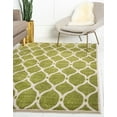 thumbnail image 2 of Unique Loom Trellis Geometric Modern Area Rugs, Green, 2 of 8