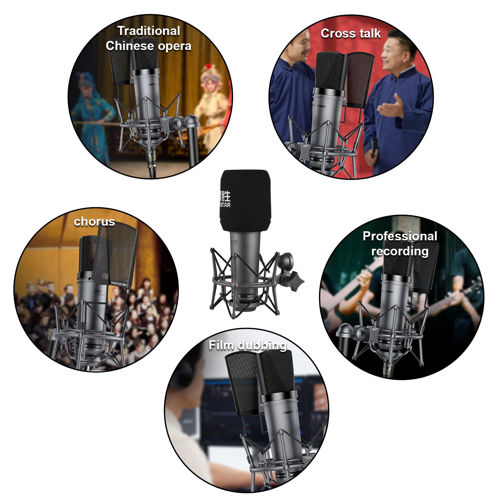 Nishore Microphones,Mount 48v 48v Network Sm-10 Metal Xlr Metal Windscreen Mount Network Live Metal Xlr With Windscreen Mount 48v With Metal Windscreen Siuke Huiop Reco