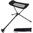 thumbnail image 1 of Reposapiés retráctil plegable portátil, reposapiés, Kit de silla de Camping para silla columpio reclinable plegable, silla Luna, silla de playa (negro), 1 of 7