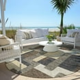 thumbnail image 6 of Addison Rugs Chantille Indoor/Outdoor Transitional Modern Chocolate Washable Round Rug, 8' x 8', 6 of 6