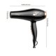 thumbnail image 2 of Secador de pelo profesional de 1875 W con tecnología de desinfección de luz azul, 3 configuraciones de velocidad, modo frío y caliente, secador de pelo liviano de grado salón con boquilla, 2 of 5
