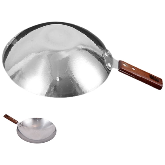 UPOUART Round Stainless Steel Cooking Utensil for Wok and Pot Use, Professional Chef Quality, 1 Piece