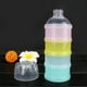 thumbnail image 5 of Dispensador de leche en polvo apilable de 4 capas con cierre giratorio y sin BPA, contenedor para guardar refrigerios, 5 of 7