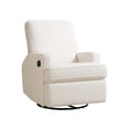 thumbnail image 4 of Pemberly Row Contemporary AMD Reclining Mechanism Boucle Swivel Recliner, 4 of 4