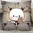 thumbnail image 3 of 26-27 Bubu Dudu Panda Print Pillow Case Cartoon Kawaii Cushions Cover Square Sofa Decorative Peachskin Pillowcase Home Decor Gifts, 3 of 5