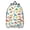 Dinosaur and Silhouette, variant on Dinosaur and Silhouette White Pattern Backpack for School, Cute School Bag with Adjustable Shoulder Straps and Padded Back, 15.7"x11.8"x5.5"