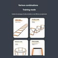 thumbnail image 4 of 2X Foldable Agility Ladder Soccer Football Training Equipment Jump Speed Coordination Footwork Ladder 8 Grids, 4 of 8