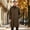 Brown, variant on uublik Men's Trench Coat Black Long Sleeve Classic Overcoat Open Front Cardigan Jacket