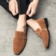 thumbnail image 4 of Zapatos bajos de manga de negocios formales con hebilla de cinturón de gamuza informal retro profesional para hombre Wmkox8yii  123q2551, 4 of 4