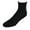 Black, variant on Fruit of the Loom Breathable Ankle Socks (6 Pair Pack) (Men's Big & Tall)